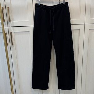 TNA Classic Black Boyfriend Fleece Sweatpants